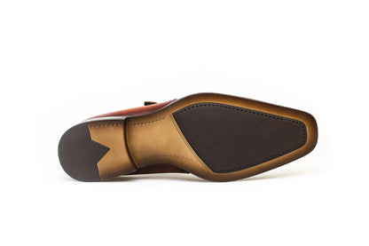 | Leather Smooth Monkstap Shoes For Men