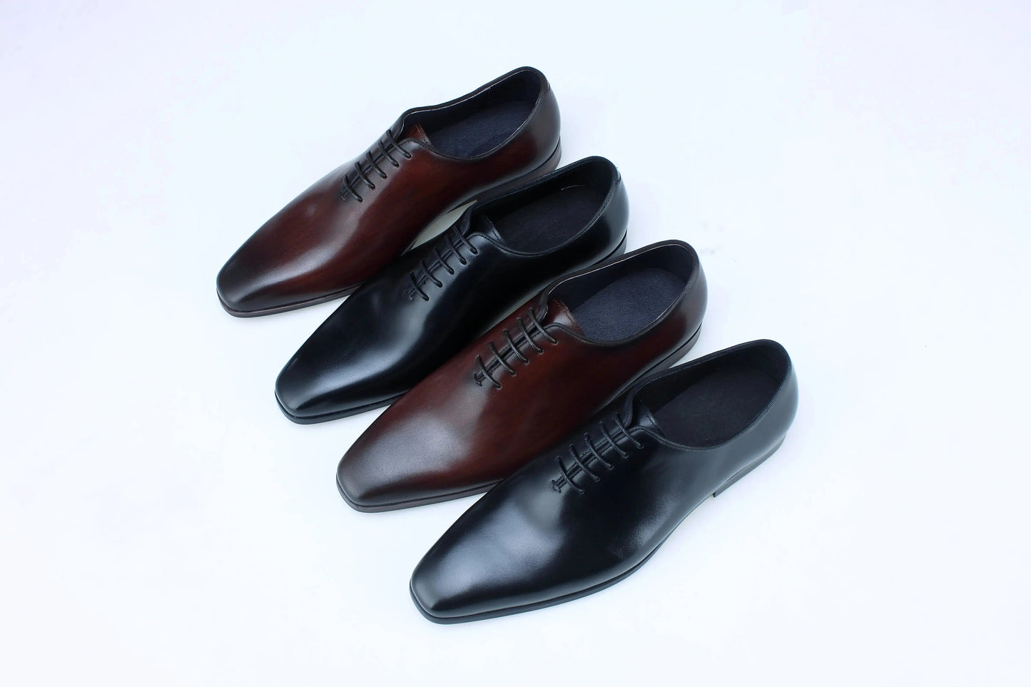 | Leather Plain Dress Shoes For Men