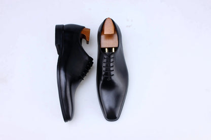 | Leather Plain Dress Shoes For Men