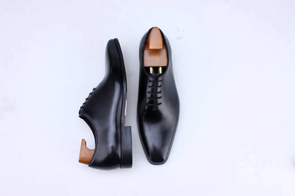 | Leather Plain Dress Shoes For Men