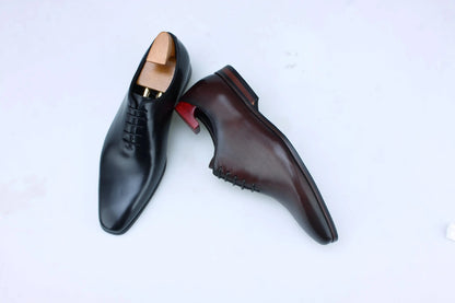 | Leather Plain Dress Shoes For Men