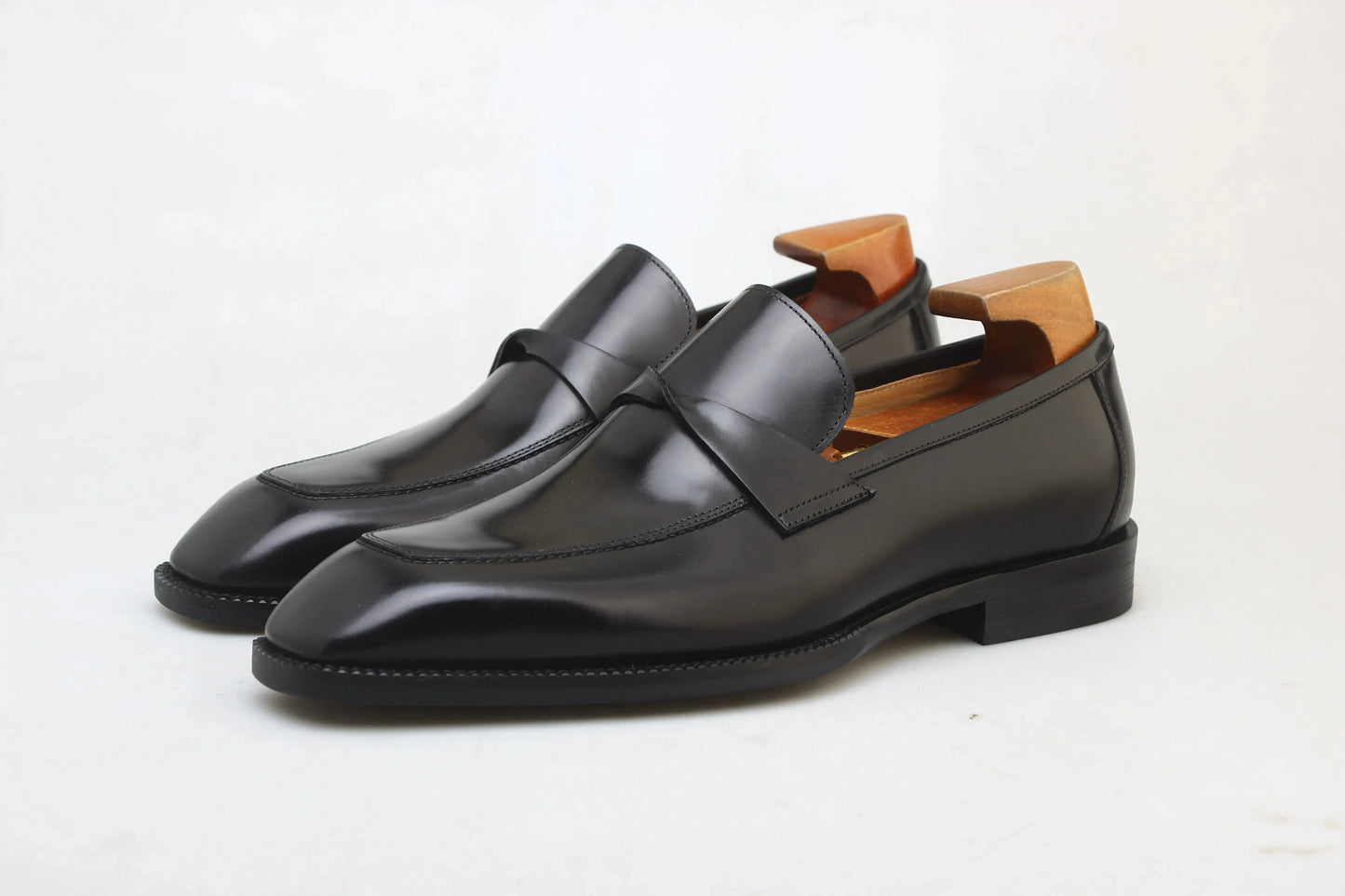 Handcrafted Calfskin Leather Penny Loafers