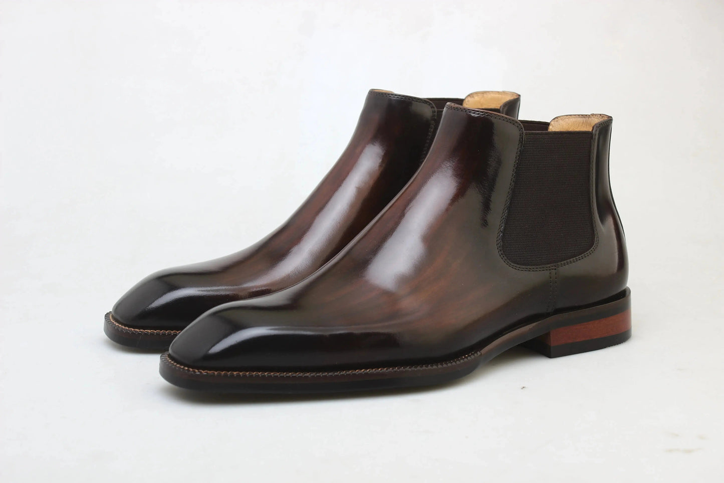 Elegent Leather Derby Shoes For Men