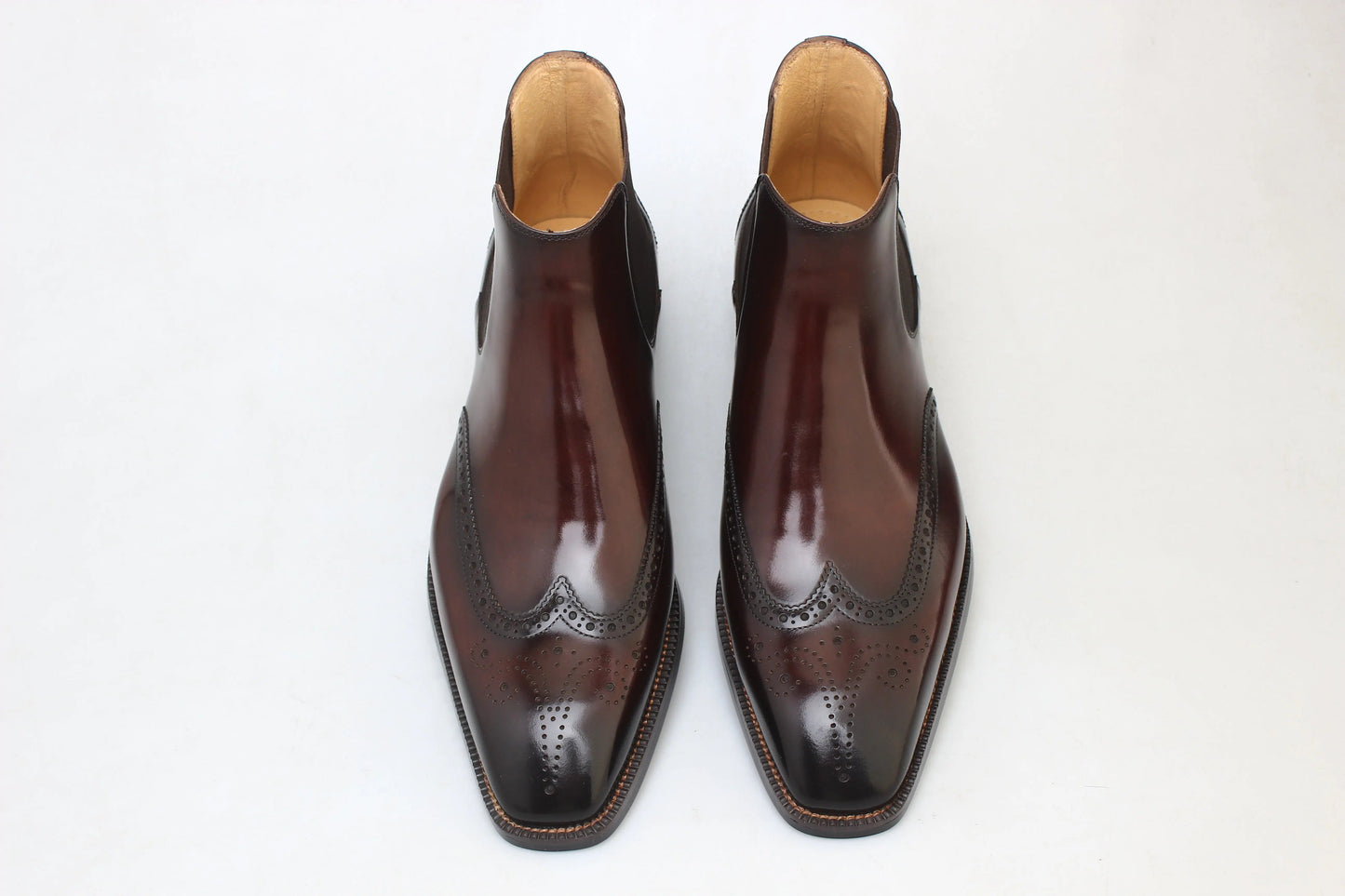 Handcrafted Leather Derby Shoes For Men