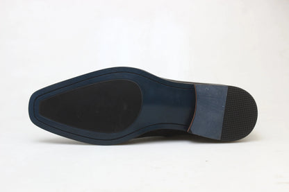 Wholecut Leather Derby Shoes For Men