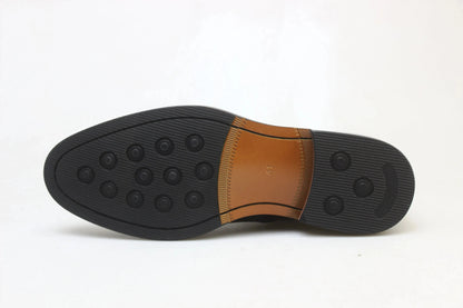 | Handmade Brown Leather Derby Brogues