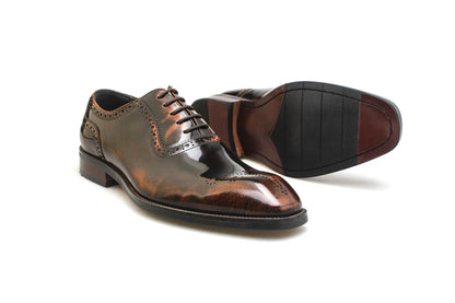 | Oxford Fadded Dress Shoes For Men