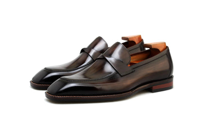 Handcrafted Calfskin Leather Penny Loafers