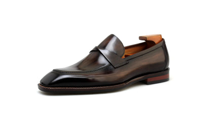 Handcrafted Calfskin Leather Penny Loafers