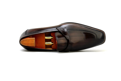 Handcrafted Calfskin Leather Penny Loafers