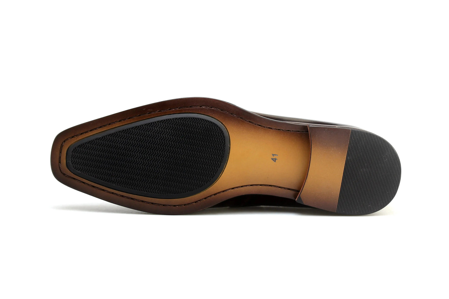 | Handcrafted Mahogany Calfskin Tassel Loafers