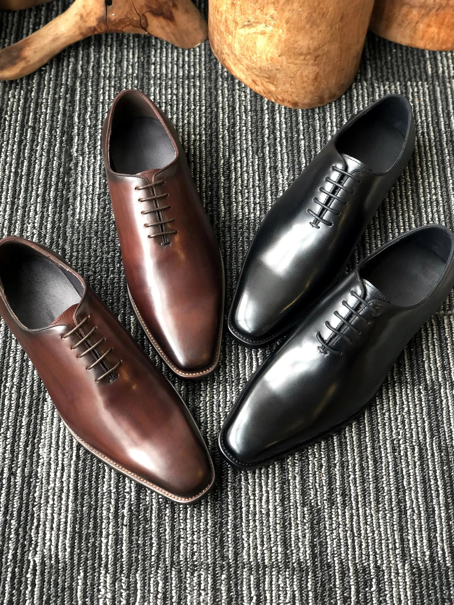 | Leather Plain Dress Shoes For Men