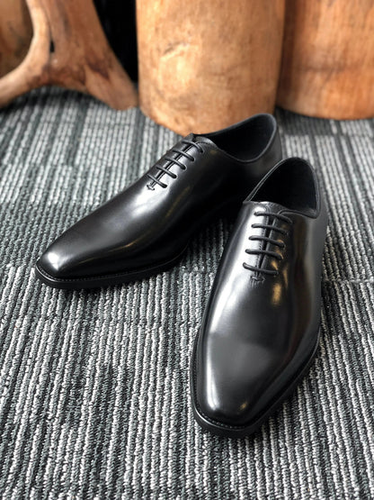 | Leather Plain Dress Shoes For Men