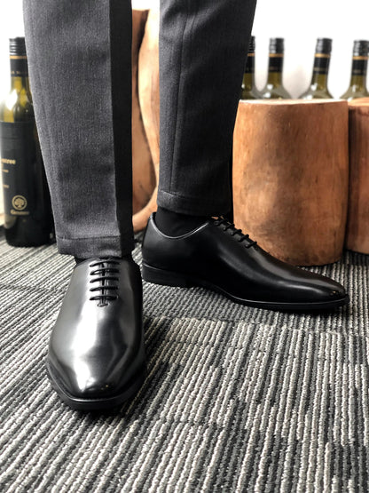 | Leather Plain Dress Shoes For Men