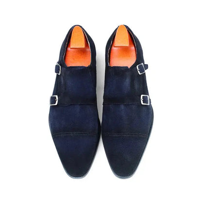 | Handcrafted Brown Calfskin Single Monk Strap