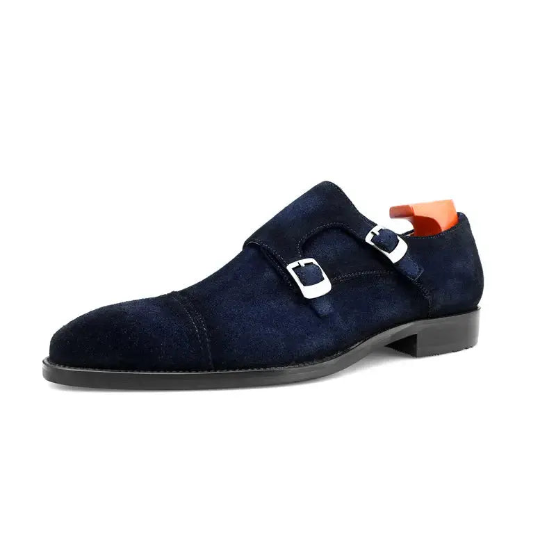 | Handcrafted Brown Calfskin Single Monk Strap