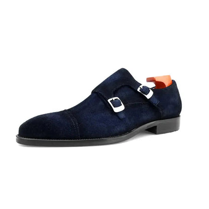| Handcrafted Brown Calfskin Single Monk Strap